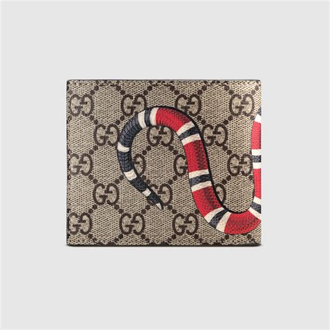 men gucci snake|gucci snake wallet men's.